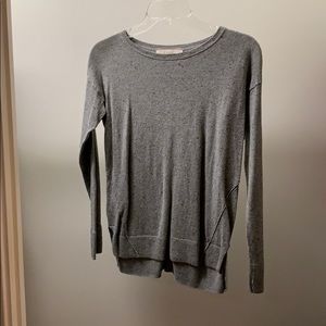 LOFT long sleeve gray sweater